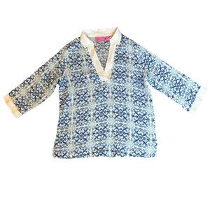 NWT Isaac Mizrahi Women's 100% Linen Tops Size S